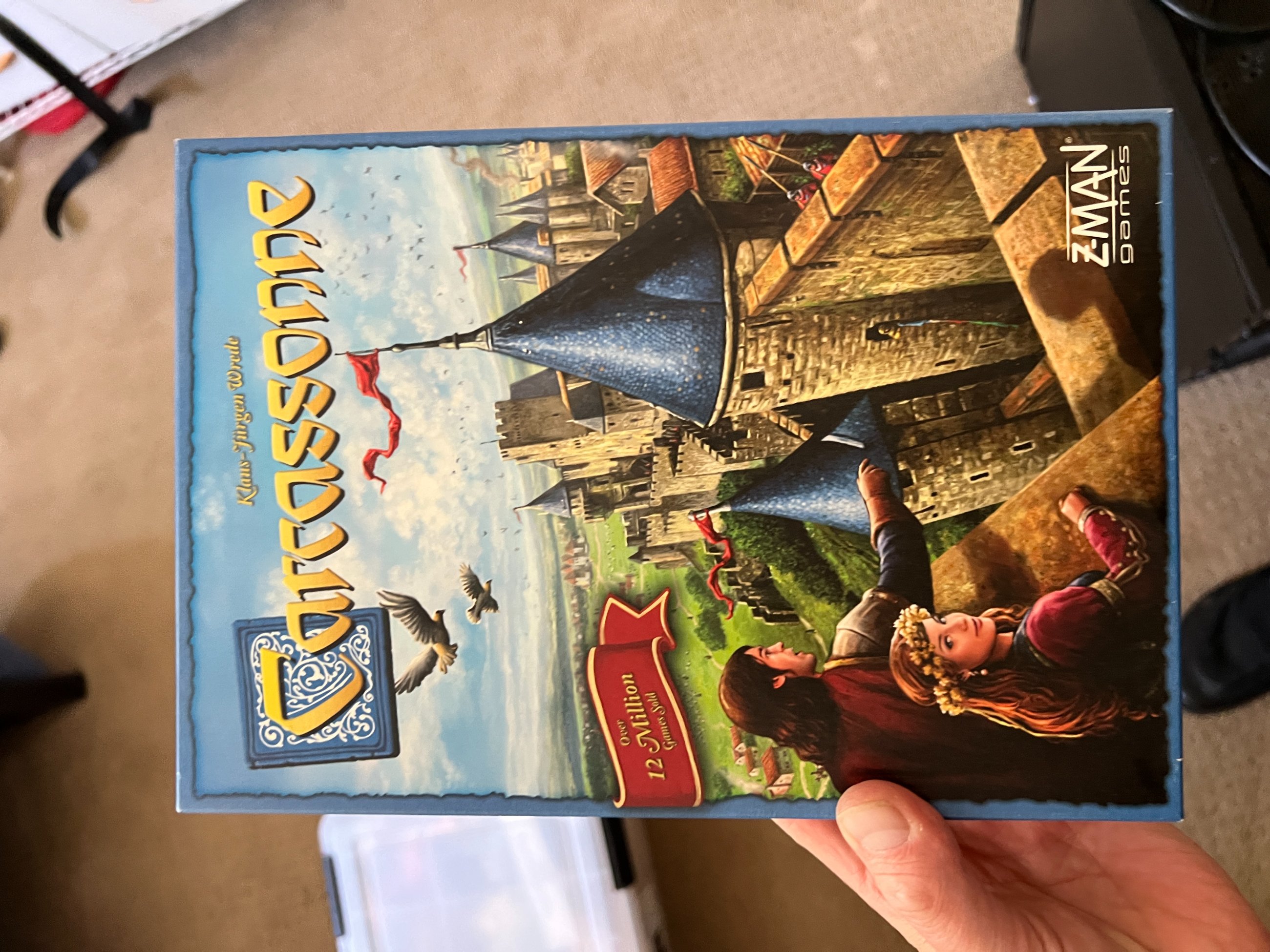 Carcassonne Board Game (Z-Man, with 2 Mini-Expansions)